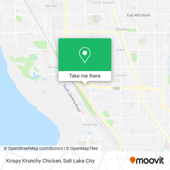 Krispy Krunchy Chicken map