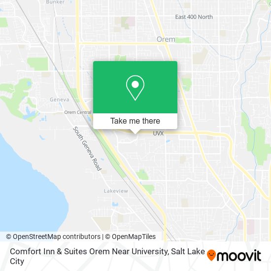 Mapa de Comfort Inn & Suites Orem Near University