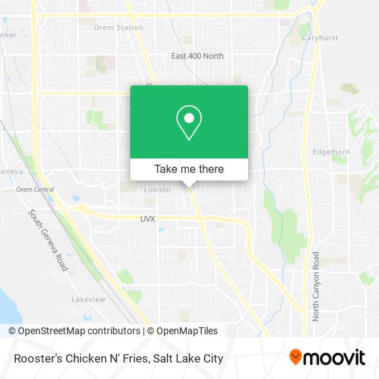 Rooster's Chicken N' Fries map