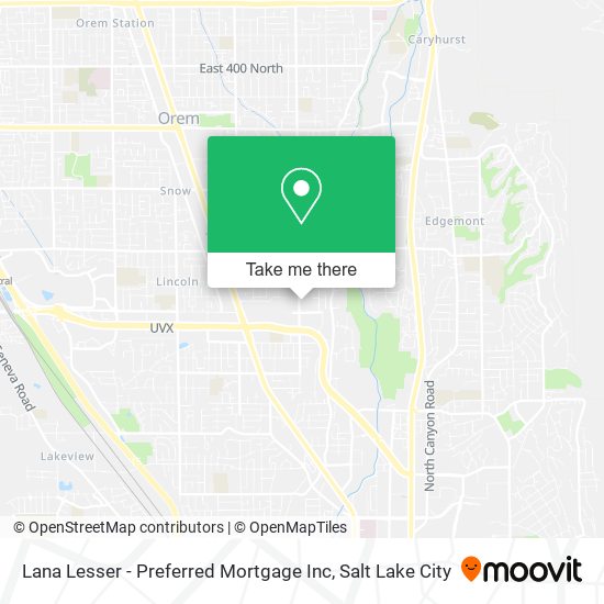 Mapa de Lana Lesser - Preferred Mortgage Inc