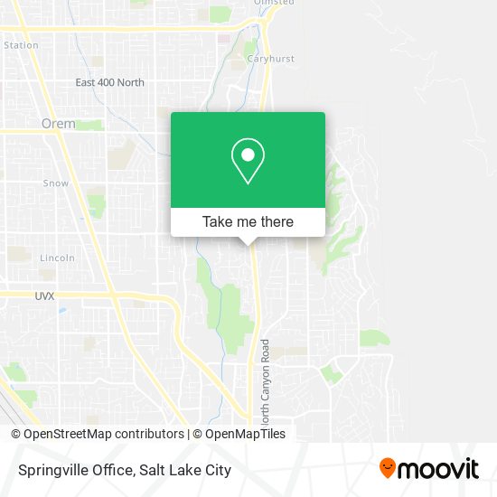 Springville Office map