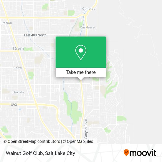 Walnut Golf Club map