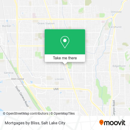 Mortgages by Bliss map