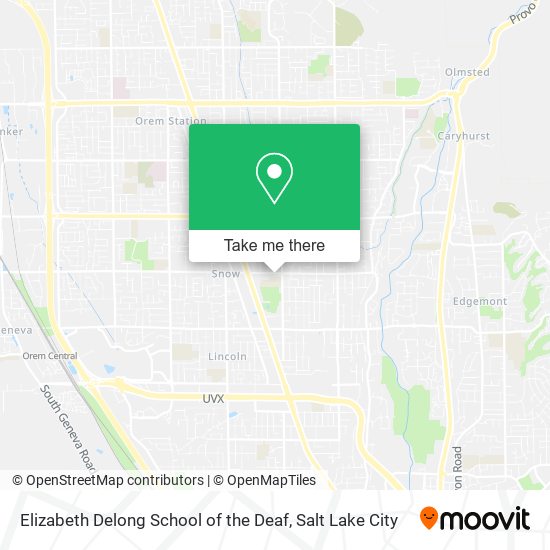 Elizabeth Delong School of the Deaf map