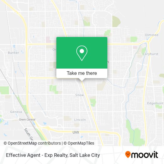 Effective Agent - Exp Realty map