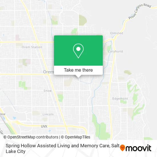 Mapa de Spring Hollow Assisted Living and Memory Care