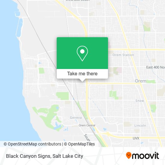 Black Canyon Signs map