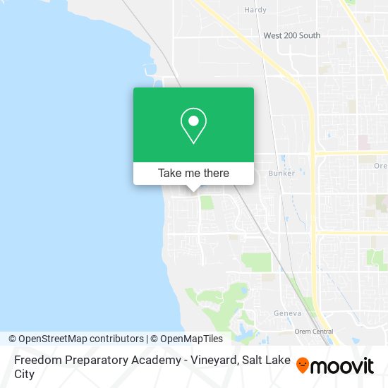 Mapa de Freedom Preparatory Academy - Vineyard