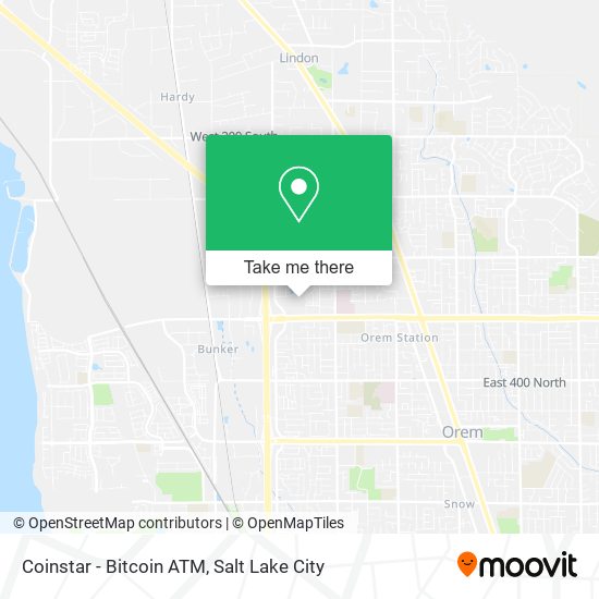 Mapa de Coinstar - Bitcoin ATM