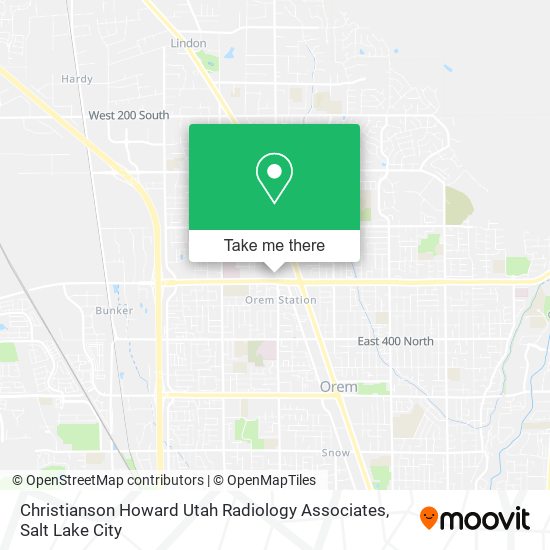 Mapa de Christianson Howard Utah Radiology Associates