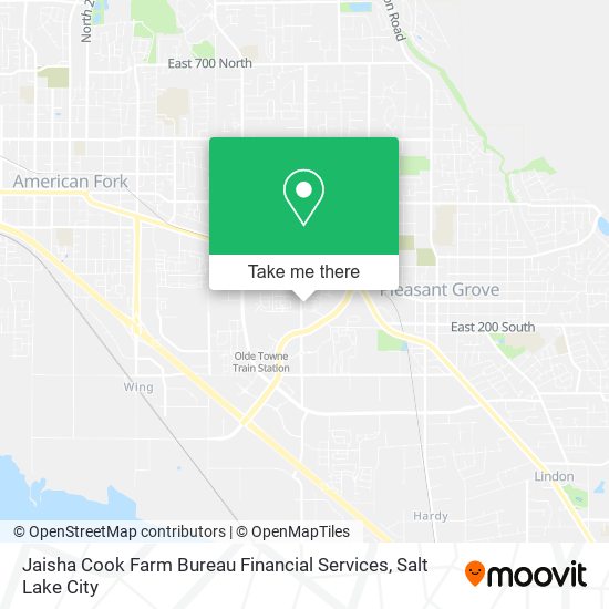 Mapa de Jaisha Cook Farm Bureau Financial Services