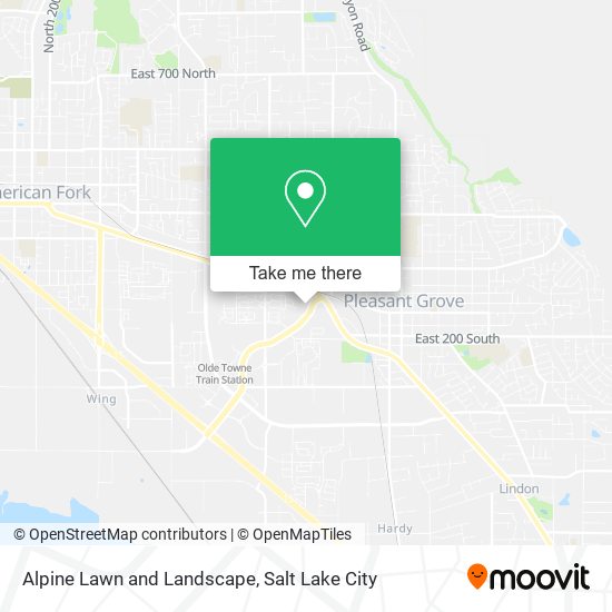 Mapa de Alpine Lawn and Landscape