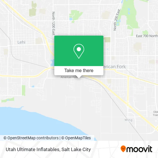 Utah Ultimate Inflatables map