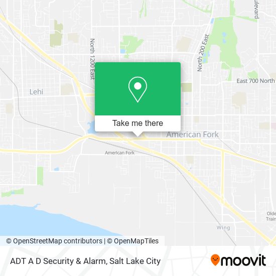 ADT A D Security & Alarm map