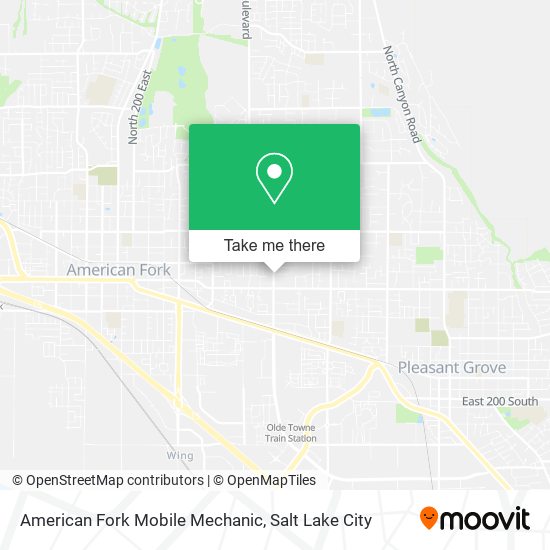 Mapa de American Fork Mobile Mechanic