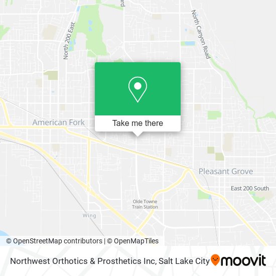 Mapa de Northwest Orthotics & Prosthetics Inc