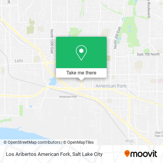 Los Aribertos American Fork map