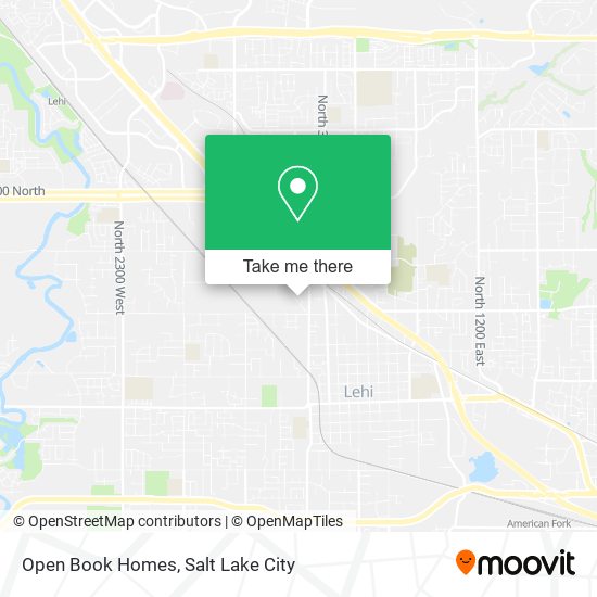 Open Book Homes map