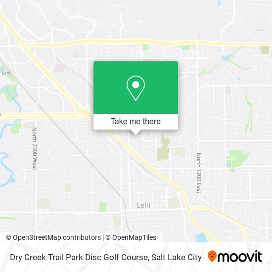 Mapa de Dry Creek Trail Park Disc Golf Course