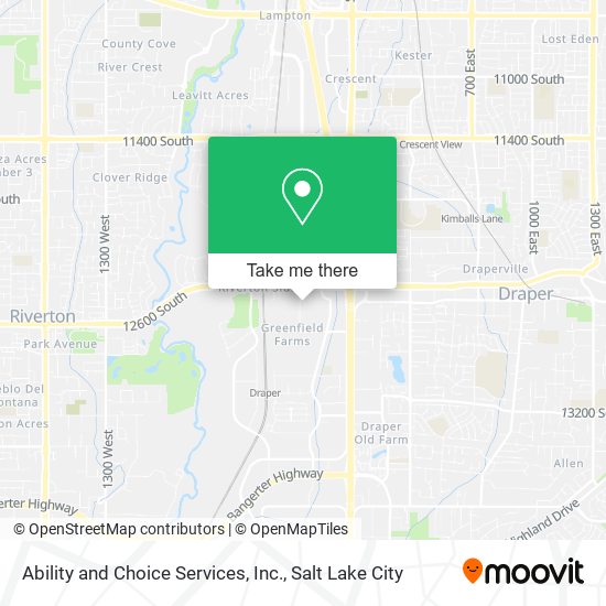 Mapa de Ability and Choice Services, Inc.
