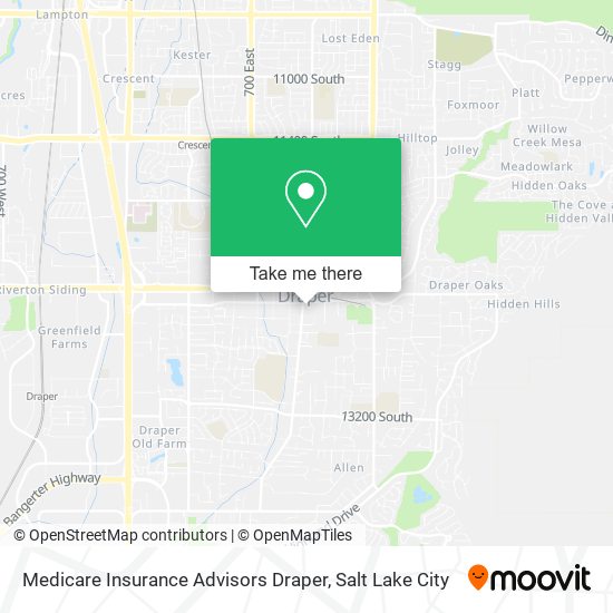 Medicare Insurance Advisors Draper map