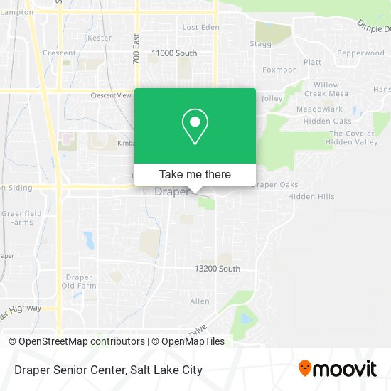 Mapa de Draper Senior Center