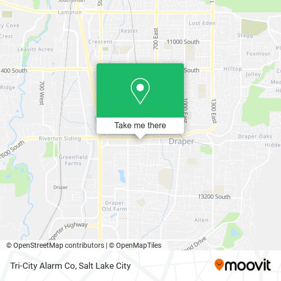 Tri-City Alarm Co map