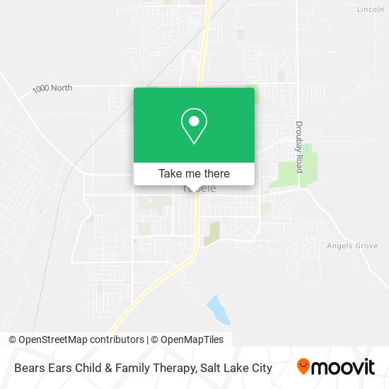 Bears Ears Child & Family Therapy map