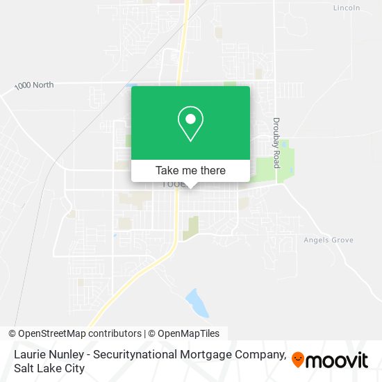 Mapa de Laurie Nunley - Securitynational Mortgage Company