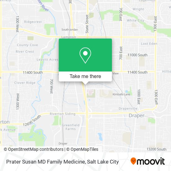 Prater Susan MD Family Medicine map