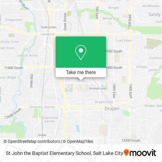St John the Baptist Elementary School map