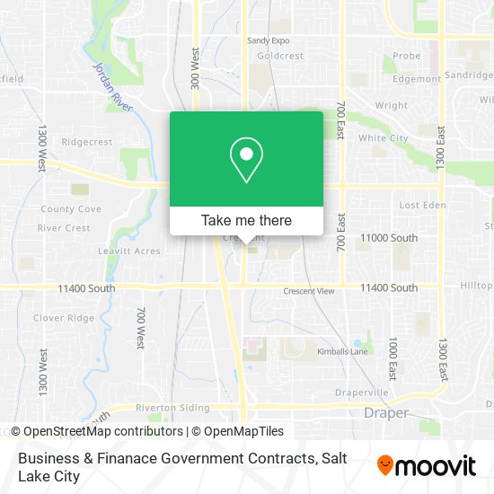 Business & Finanace Government Contracts map