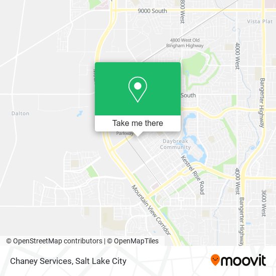 Chaney Services map