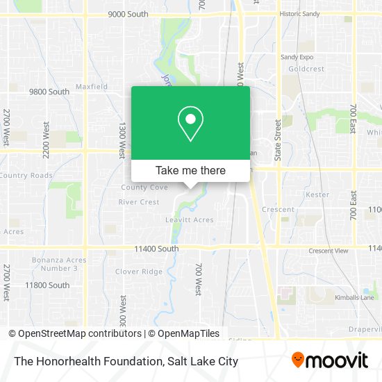 The Honorhealth Foundation map