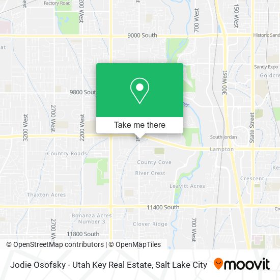 Mapa de Jodie Osofsky - Utah Key Real Estate