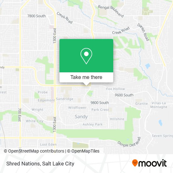 Shred Nations map