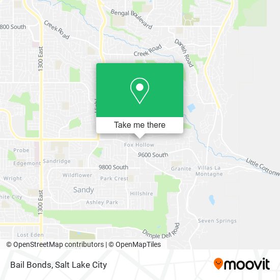 Bail Bonds map