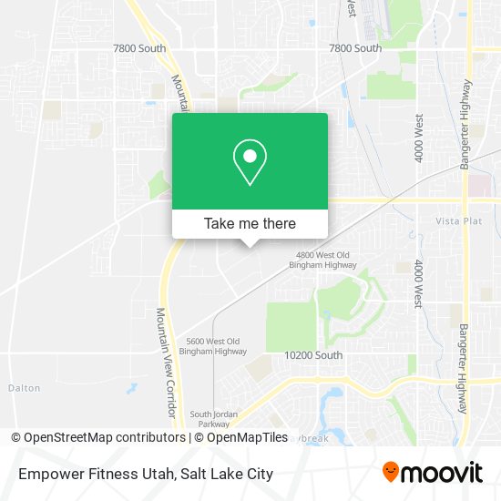 Empower Fitness Utah map