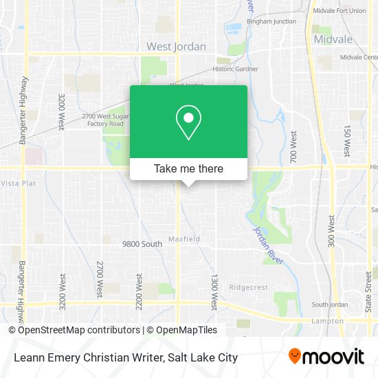 Leann Emery Christian Writer map