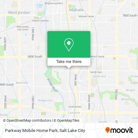 Mapa de Parkway Mobile Home Park