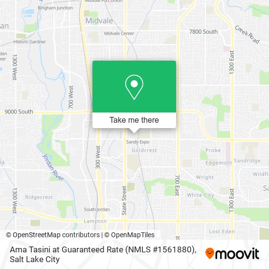 Mapa de Ama Tasini at Guaranteed Rate (NMLS #1561880)