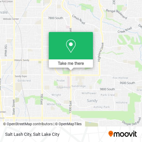 Mapa de Salt Lash City