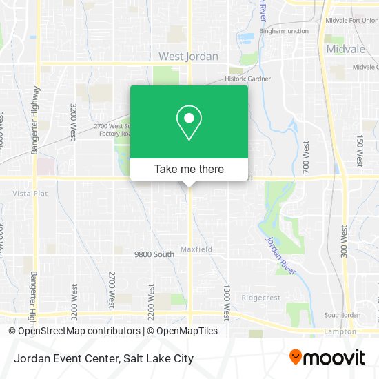 Jordan Event Center map
