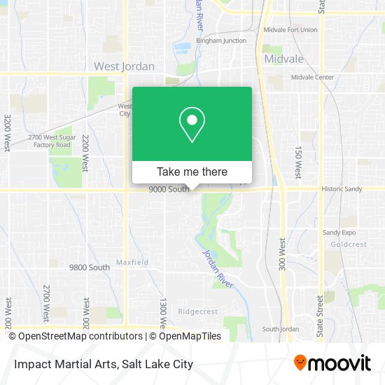 Impact Martial Arts map