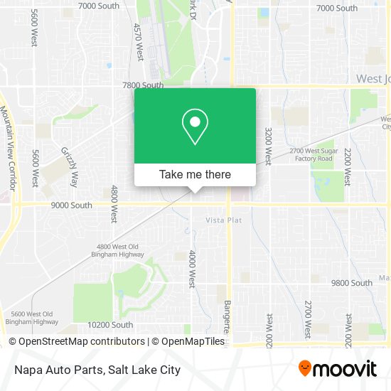 Mapa de Napa Auto Parts