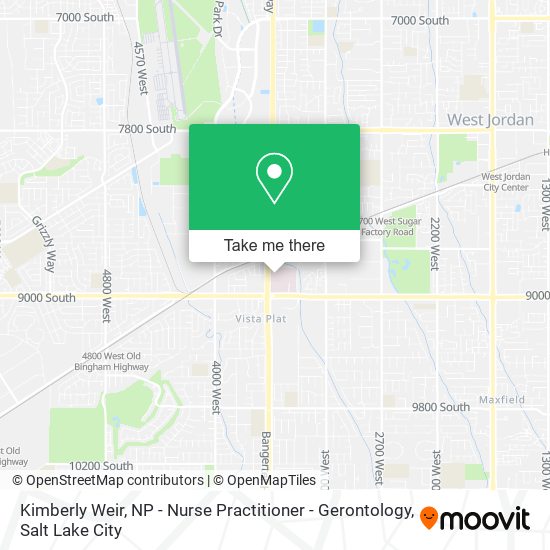 Mapa de Kimberly Weir, NP - Nurse Practitioner - Gerontology