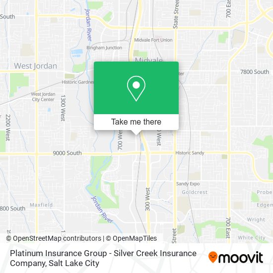 Mapa de Platinum Insurance Group - Silver Creek Insurance Company