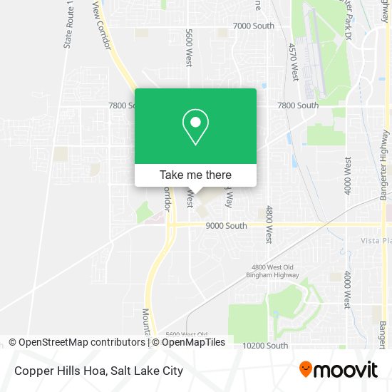 Mapa de Copper Hills Hoa