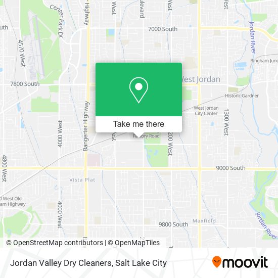 Jordan Valley Dry Cleaners map