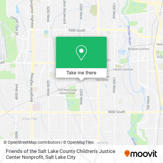 Friends of the Salt Lake County Children's Justice Center Nonprofit map